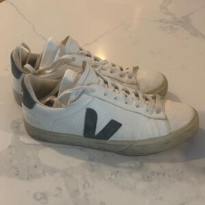 Veja White and Black Casual Sneakers